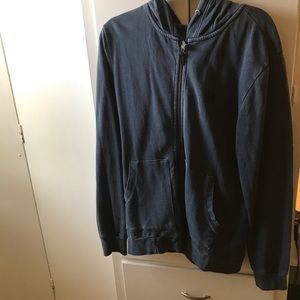 Roark well worn zip up hoodie